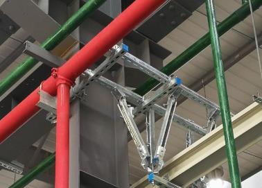 铁力该抗震支架的整体式支吊架结构协调性好